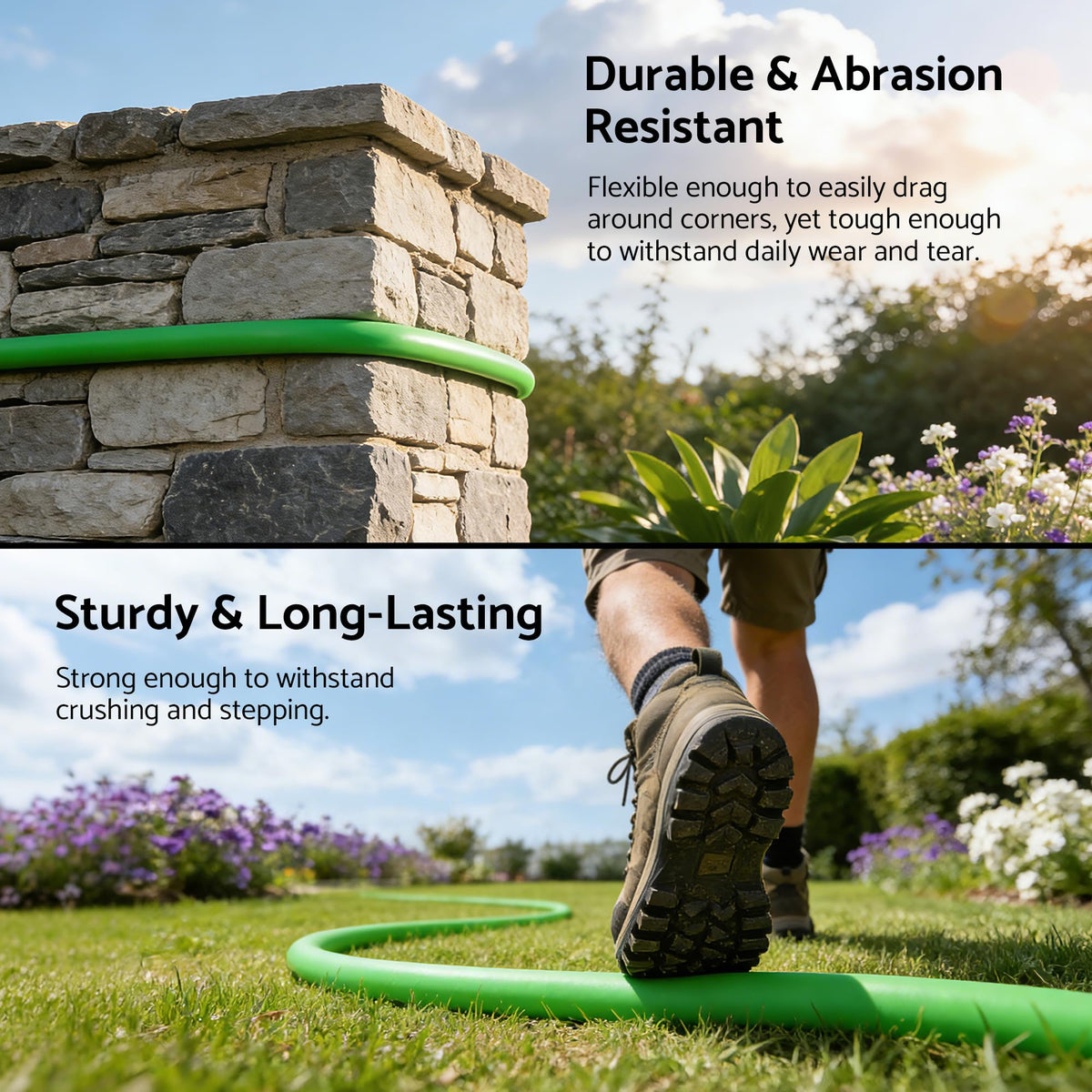 otnofok hose designed for car washing and patio cleaning tasks.