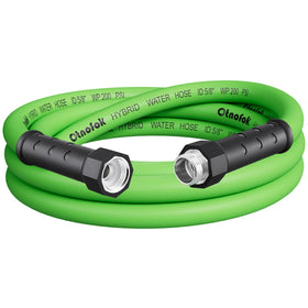 otnofok rubber garden hose with 360° swivel connector for smooth watering.
