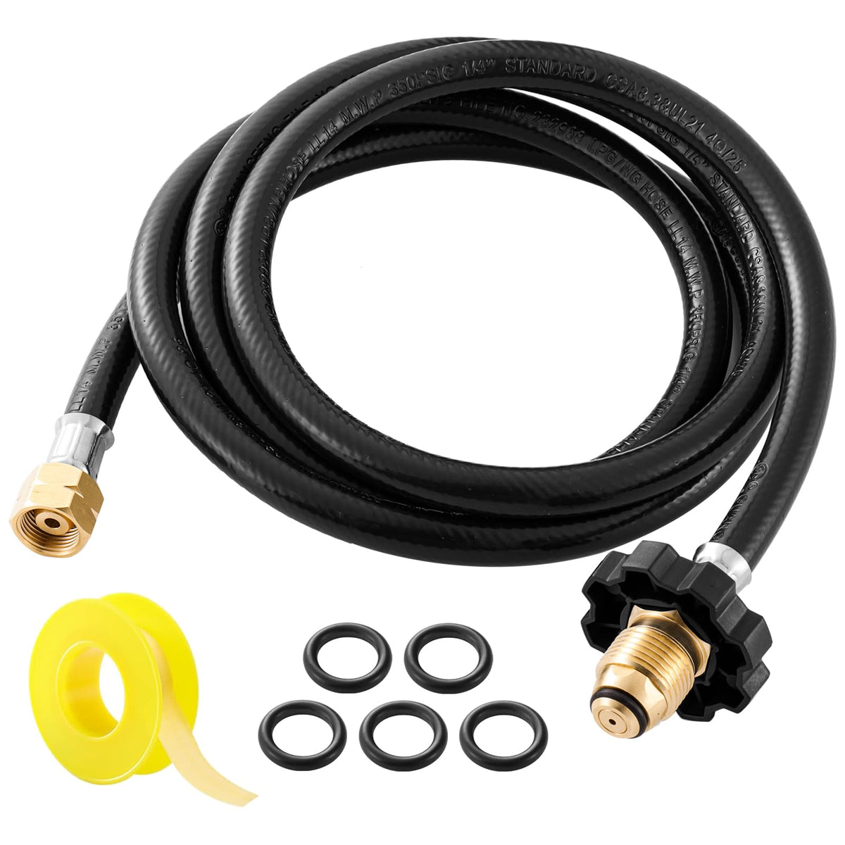 Otolyle 6 ft propane torch hose exterior for rugged outdoor use