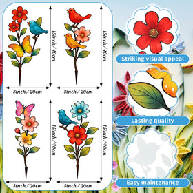 Otoolling colorful butterfly garden stake brings whimsy to patios and planters.