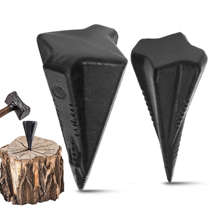 Otoolling diamond wedge 4lb for precise four-way wood splitting.