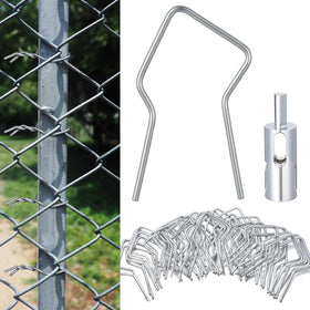 Otoolling T-post clips kit (500 pieces) for secure fencing.