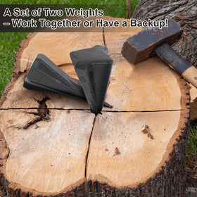 Otoolling wedge features sharp tip and serrated edge for steady cuts.