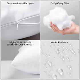 OTOSTAR microfiber-fill supports quick fluffing and resists going flat.