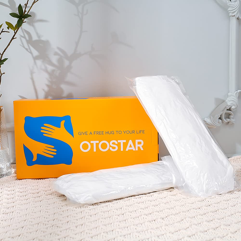 OTOSTAR pillow insert water-resistant cover detail, protects against splashes.