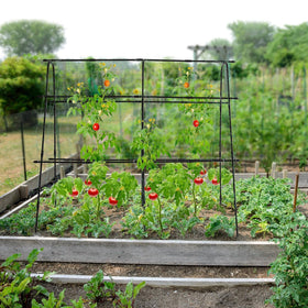 OTOSUNNY garden trellis netting closeup shows durable mesh.