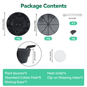 OTraki elevated plate with grid holes helps prevent root waterlogging.
