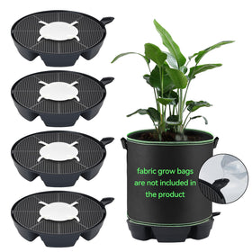 OTraki self-watering base for 4-pack supports consistent moisture for potted plants.