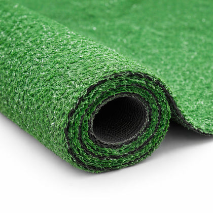 Ottomanson artificial grass turf with drainage holes for outdoor use and easy cleaning.