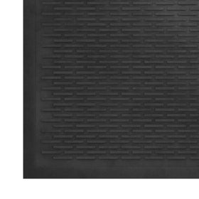 Ottomanson patio doormat offers easy cleaning and mud control outdoors.