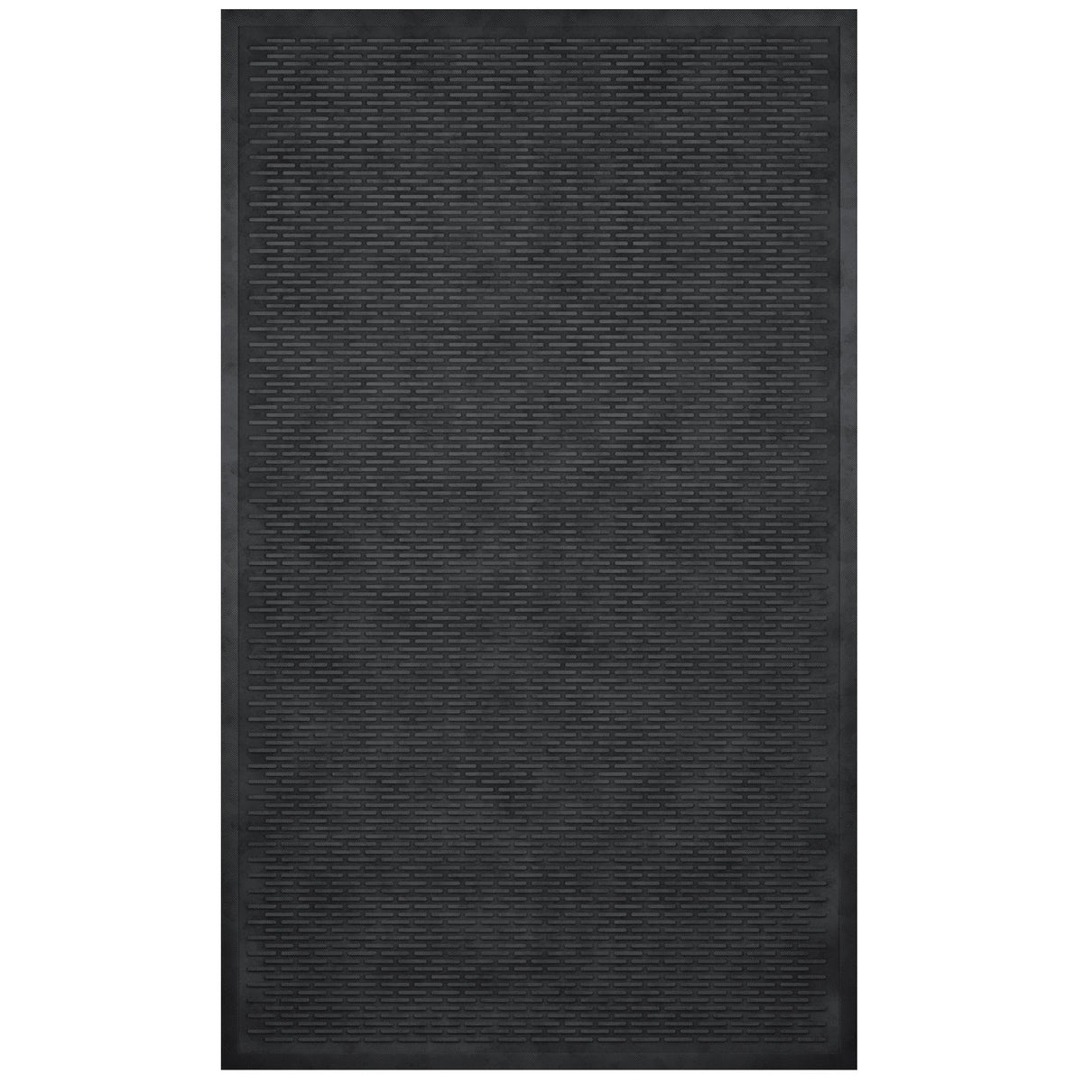 Ottomanson rubber ridge doormat at the front door showing durable grip and dirt control.