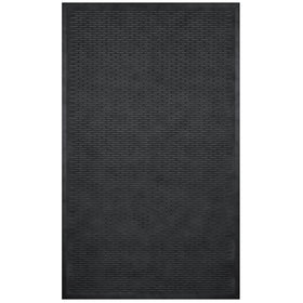 Ottomanson rubber ridge doormat at the front door showing durable grip and dirt control.