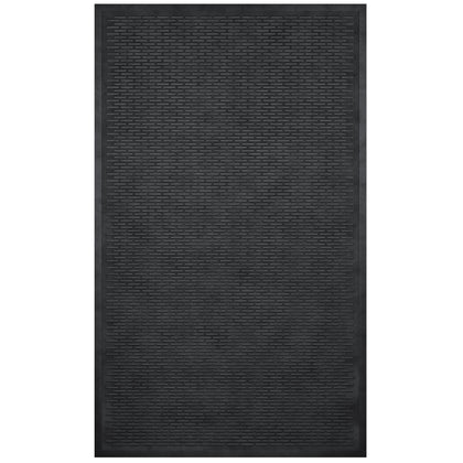 Ottomanson rubber ridge doormat at the front door showing durable grip and dirt control.