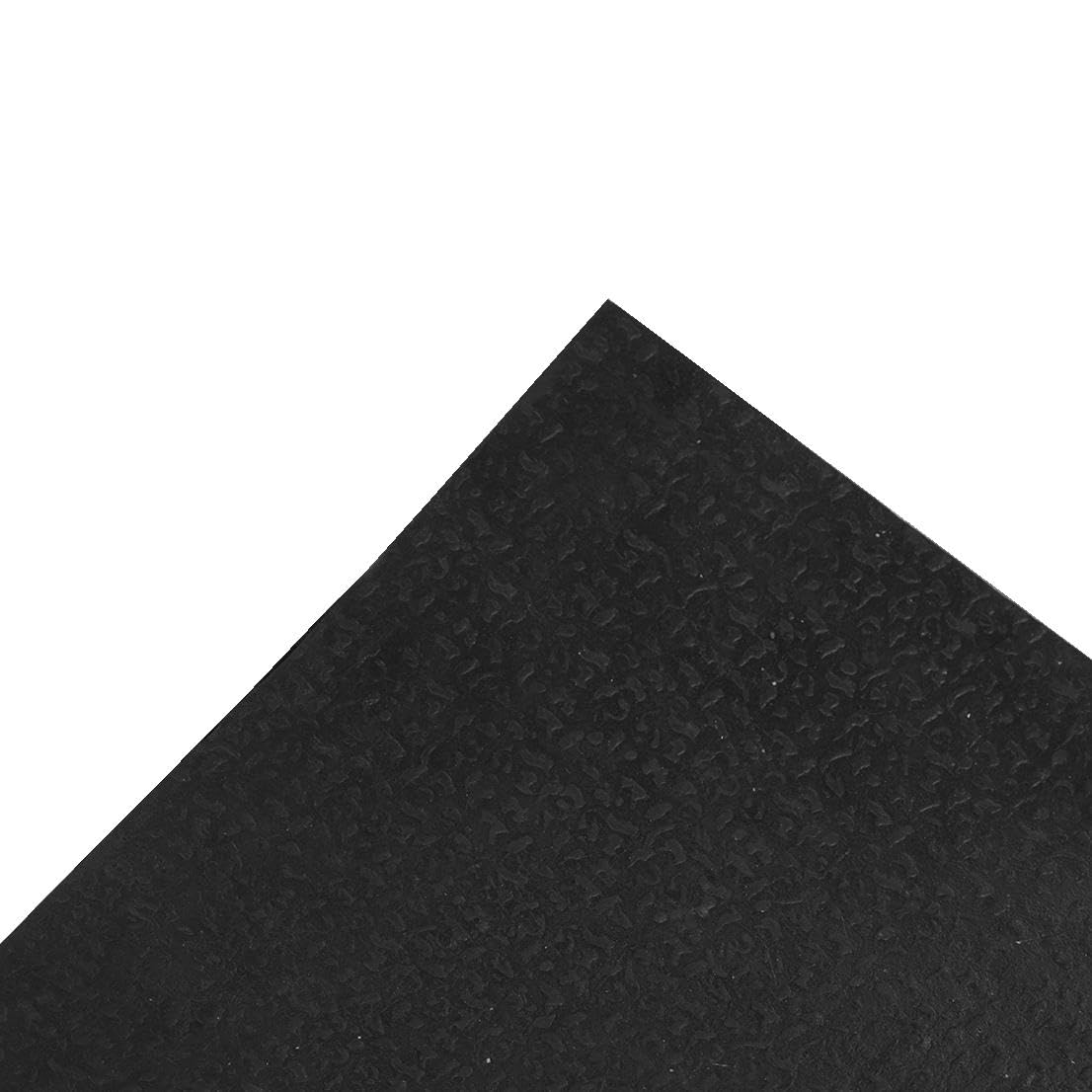 Ottomanson shoe-scraping ridge pattern mat reduces debris at entry.