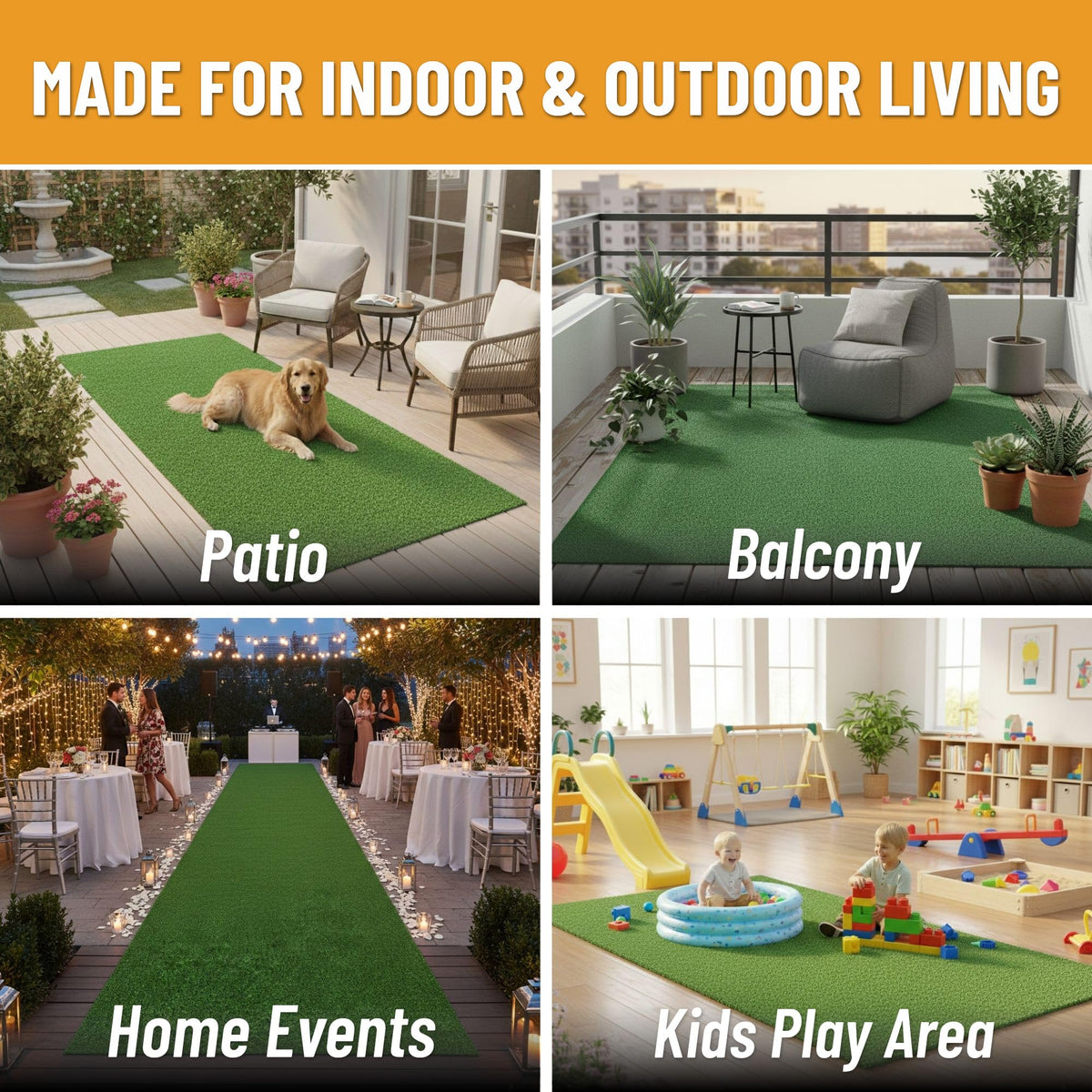 UV fade-resistant polypropylene fibers in Ottomanson outdoor rug