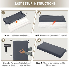 Removable cover shown for easy machine washing