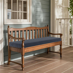 Ottowood cushion 48x18 with ties side view showing secure fit on furniture