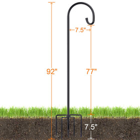 Ottsuls 6-piece pole system enables quick setup and storage.