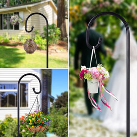 Ottsuls adjustable hanger for garden stake for easy setup and versatile hanging