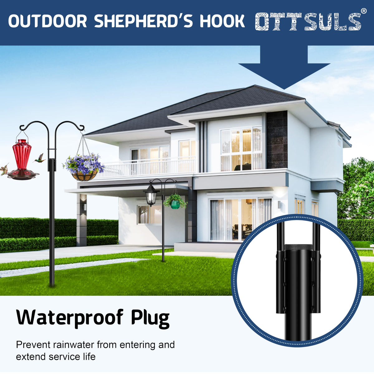 Ottsuls easy installation promotes quick setup and stable placement in soft soil.