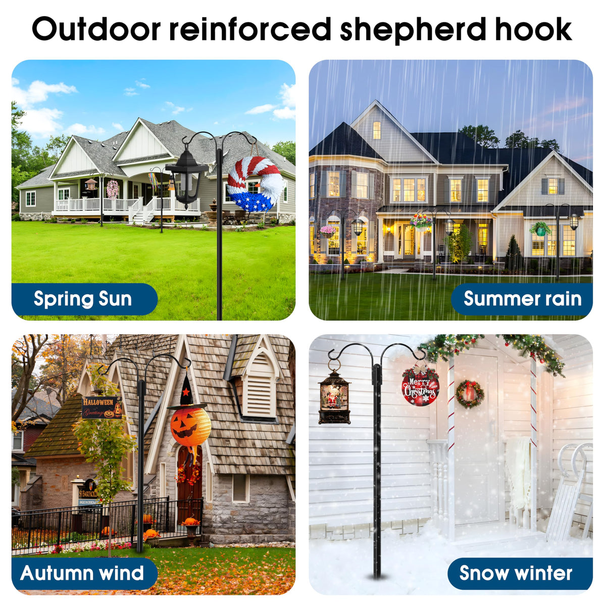 Ottsuls electrophoretic finish resists rust for durable outdoor use.