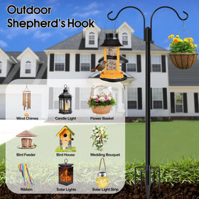 Ottsuls hooks ideal for hanging baskets, lanterns, and bird baths.