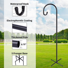 Ottsuls rust-free black coating protects outdoors across seasons.
