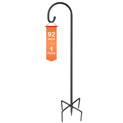 Ottsuls shepherd hook with five-prong base for stable ground anchoring.