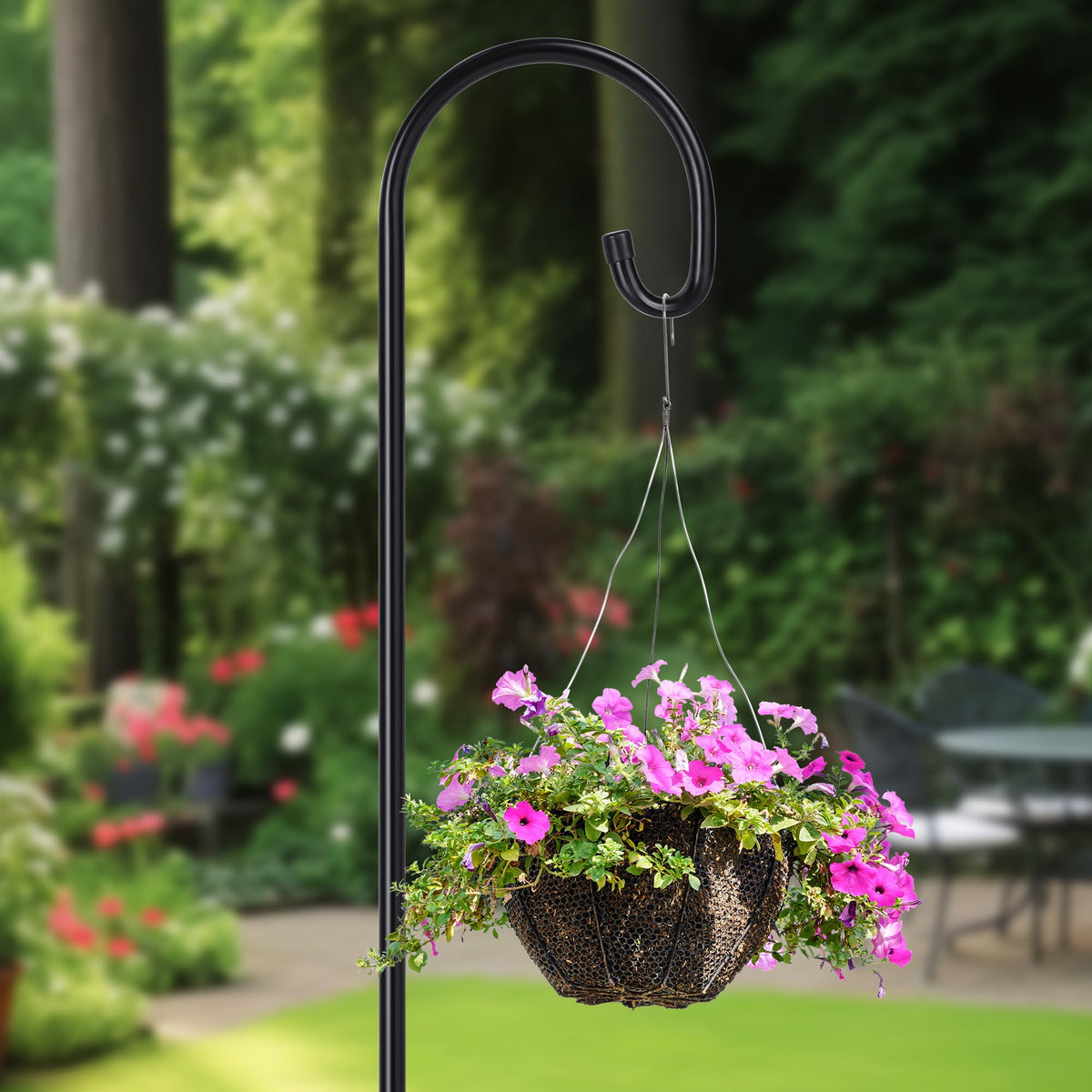 Ottsuls bird-feeder hanger designed for versatile outdoor displays, securely supports feeders.