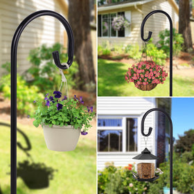 Ottsuls lantern-hanger on a garden stake for safe evening lighting.