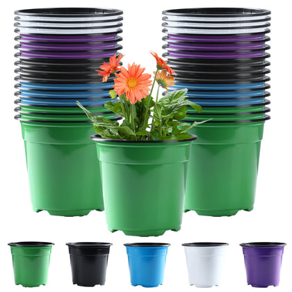 Oubest 30-pack nursery pots multicolor for seed starting and transplanting.