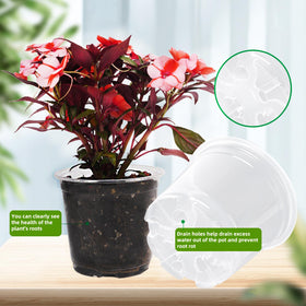 Oubest transplant-friendly pot lets you pop out seedlings without root harm.