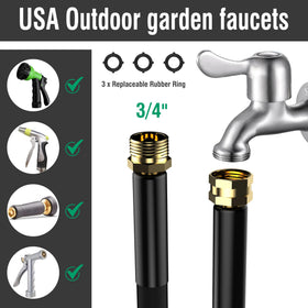 OUBRTS 50ft length covers wide areas in one setup.
