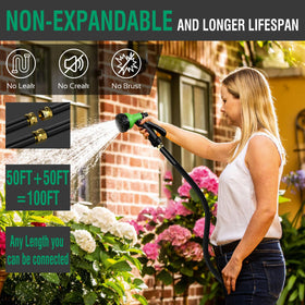 OUBRTS versatile nozzle patterns suit plants or vehicle cleaning.
