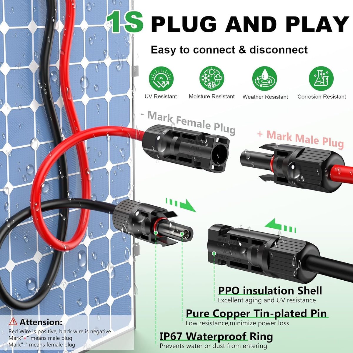 Oududianzi xlpe-xlpo insulated PV cable stands up to sun and weather exposure.