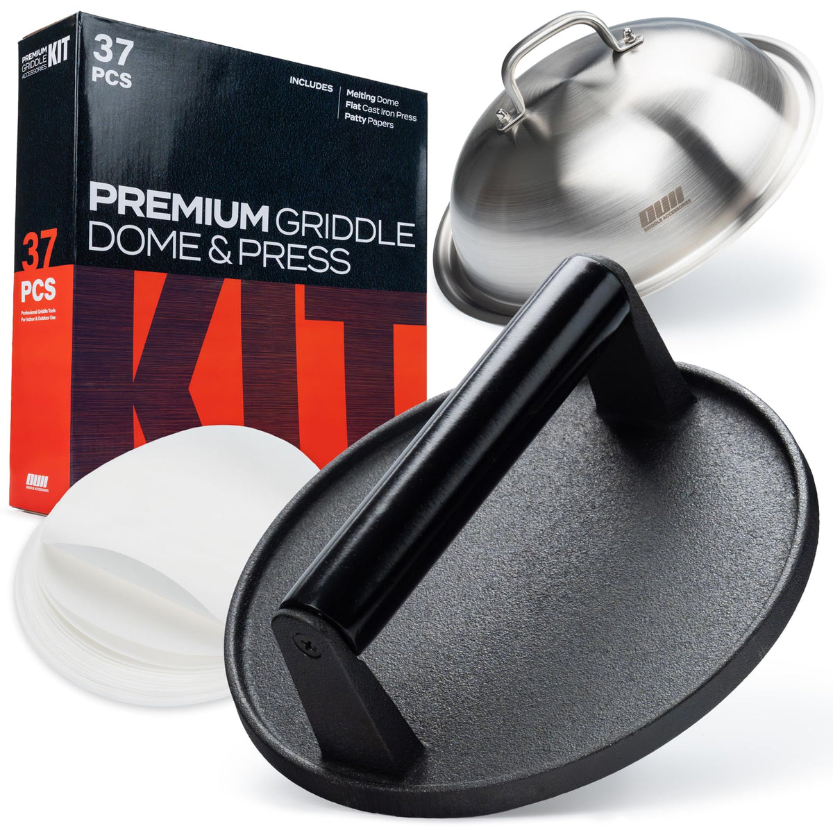 OUII Blackstone ready kit enables fast and even cooking on a flat top