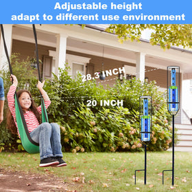OUISJYER three-piece assembly makes installation simple.