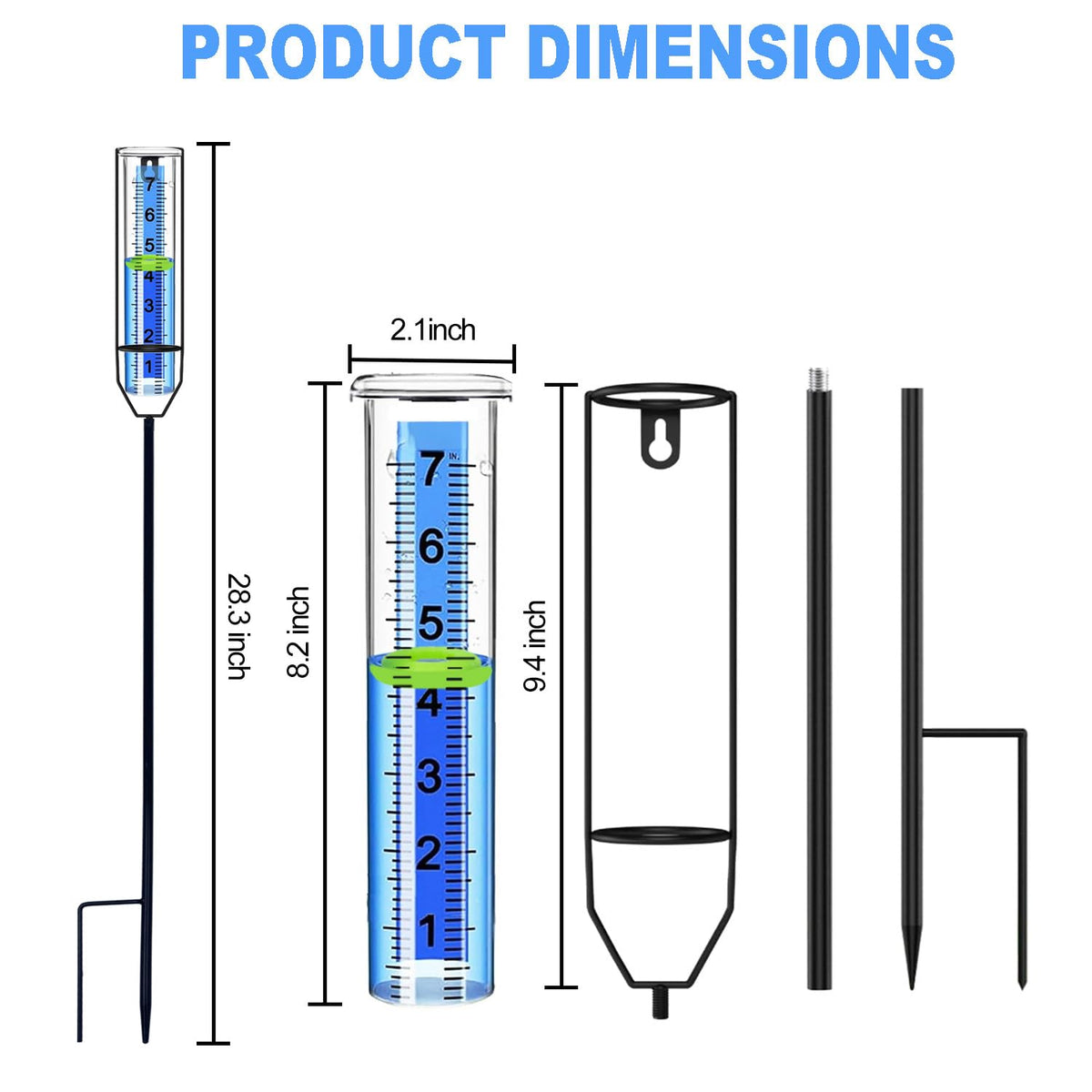 OUISJYER cleaning brush helps keep the tube clear for accurate readings.