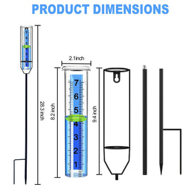 OUISJYER cleaning brush helps keep the tube clear for accurate readings.
