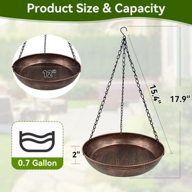 OUISJYER rust-resistant metal construction endures weather for longer use.