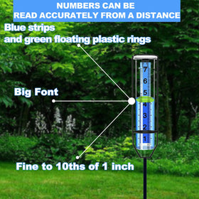 OUISJYER stake or hanger option allows flexible placement.