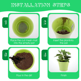 Ouligay indoor-outdoor use mesh pad suitable for various potted plants.