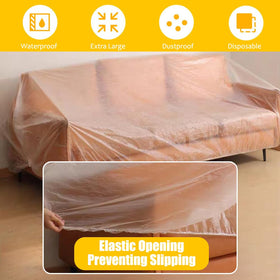 OULIGET extra-large 17x7.8 ft cover draped over a bed for full protection.