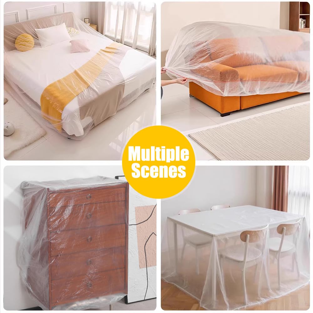OULIGET clear design blocking dust and moisture during renovations.