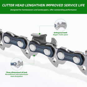 Oulisen German steel chainsaw chain for long-lasting durability