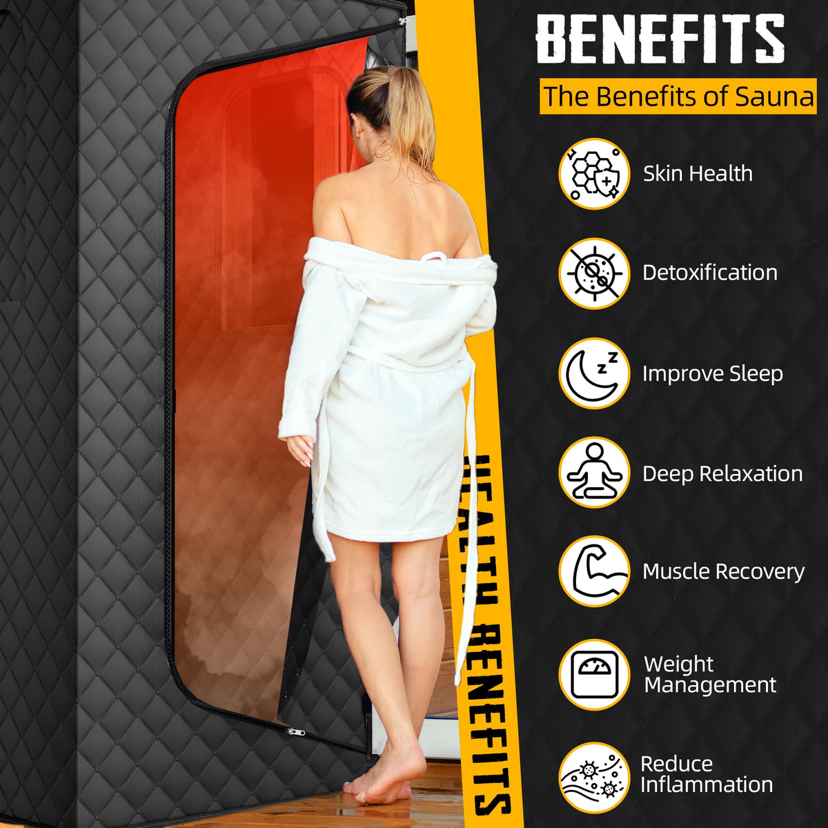 ouluu sauna tent with steamer control panel for easy temperature management