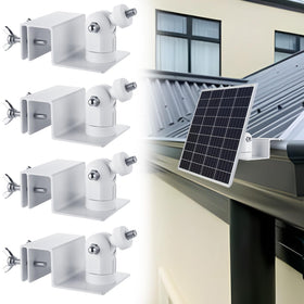 Oungy 4-pack gutter mount installation clip enables quick, tool-free attachment.