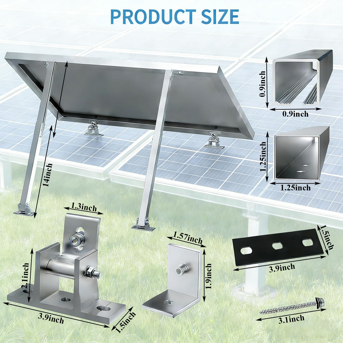 Oungy flat roof installation on a sturdy surface for solar setups.