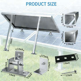 Oungy flat roof installation on a sturdy surface for solar setups.