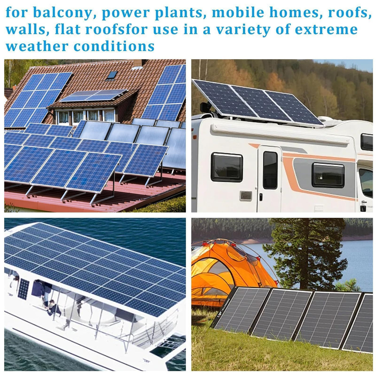 Oungy flat-roof installation shows versatile mounting on roofs.